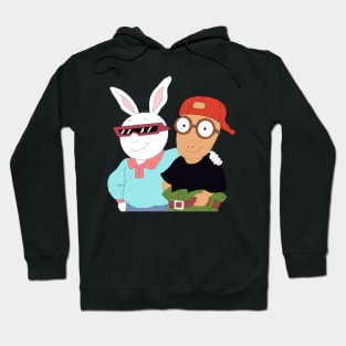 Arthur and Buster Tough Guys Hoodie